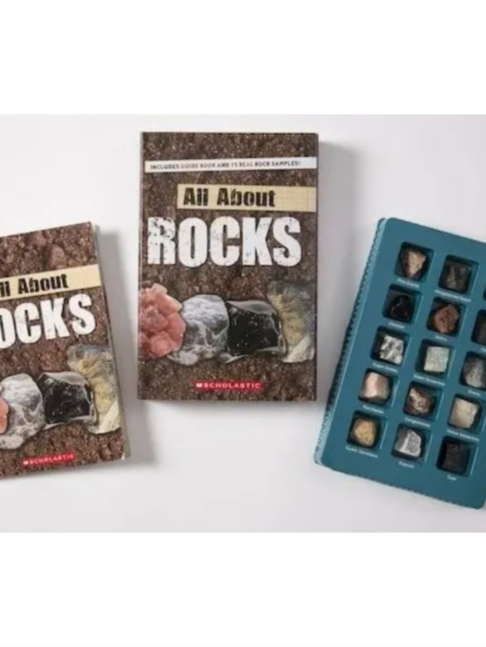 All About Rocks by Tangerine Press - Includes Guide Book and Rock Samples